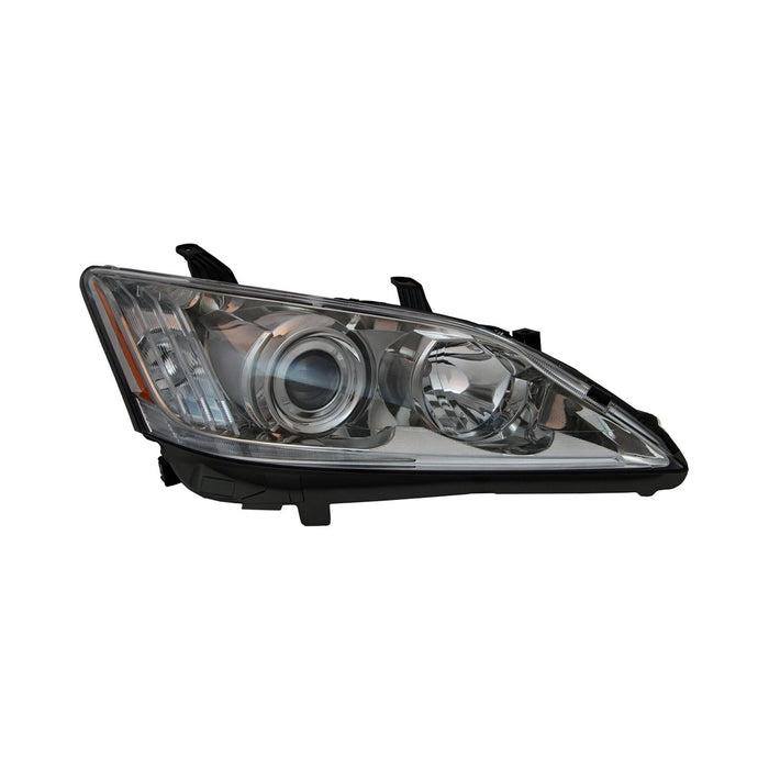 Lexus ES350 Passenger Side Headlight Lens Housing Halogen - LX2519116