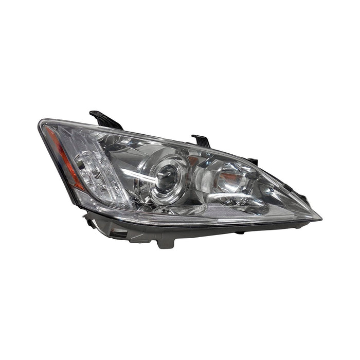 Lexus ES350 Passenger Side Headlight Lens Housing Halogen - LX2519122