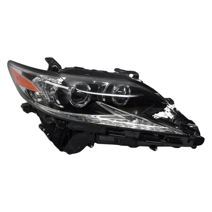 Lexus ES300h/ES350 Passenger Side Headlight Lens Housing Led High Beam W/O Adaptive Headlamps - LX2519159