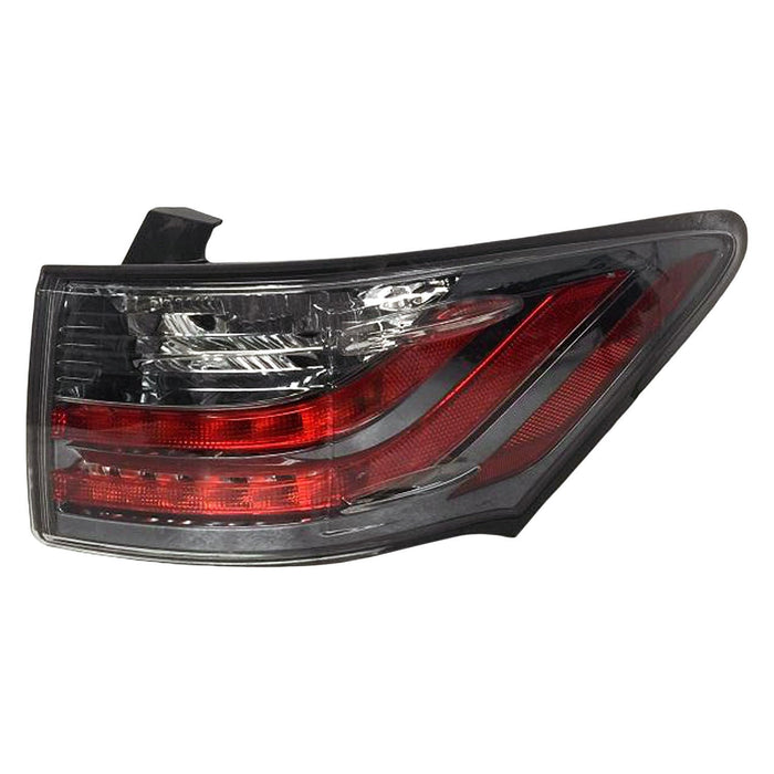Lexus CT200h Passenger Side Tail Light Assembly Lens/Housing Outer - LX2805128