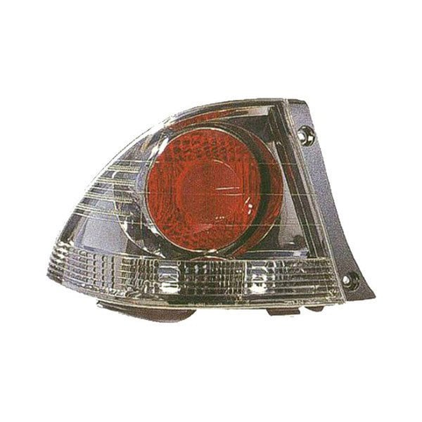 Lexus IS300 Driver Side Tail Light Housing Quarter Panel Mounted Dark Metallic Includes Lens 4 Door Sedan - LX2818103