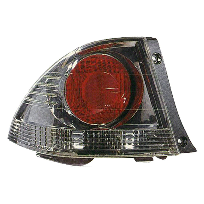Lexus IS300 Passenger Side Tail Light Housing Quarter Panel Mounted Dark Metallic Includes Lens 4 Door Sedan - LX2819103