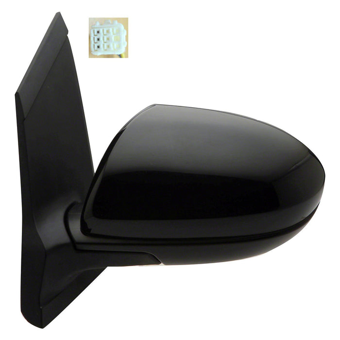 Mazda 2 Driver Side Door Mirror Power Non-Heated W/Cover Assembly - MA1320171