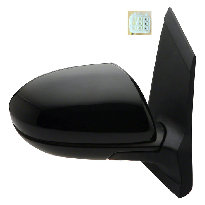 Mazda 2 Passenger Side Door Mirror Power Non-Heated W/Cover Assembly - MA1321171