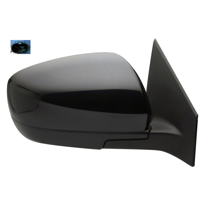 Mazda CX-9 Passenger Side Door Mirror Power Non-Heated Convex Glass W/O Signal Lamps - MA1321173
