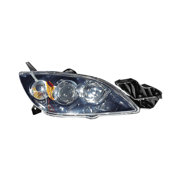Mazda 3 Passenger Side Headlight Lens Housing Halogen Hatchback - MA2519107