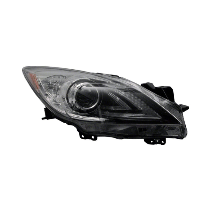 Mazda 3 Passenger Side Headlight Lens Housing Hid W/Auto Level Control W/Drl - MA2519136