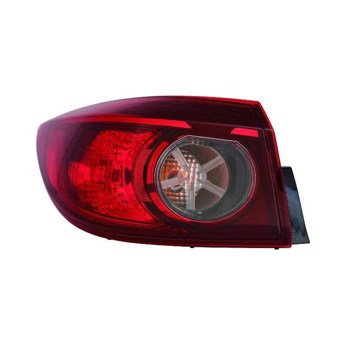 Mazda 3 Driver Side Tail Light Assembly Bulb Type Mexico Built Outer Sedan - MA2804123