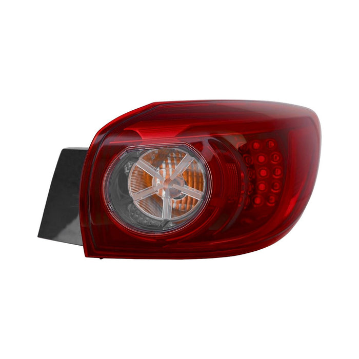 Mazda 3 Passenger Side Tail Light Assembly Led Type Smoke Outer Hatchback - MA2805116