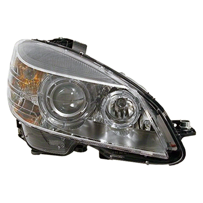 Mercedes-Benz C230/C250/C300/C350 Passenger Side Headlight Assembly W204 Bi-Xenon W/O Curve Lighting Composite - MB2503166