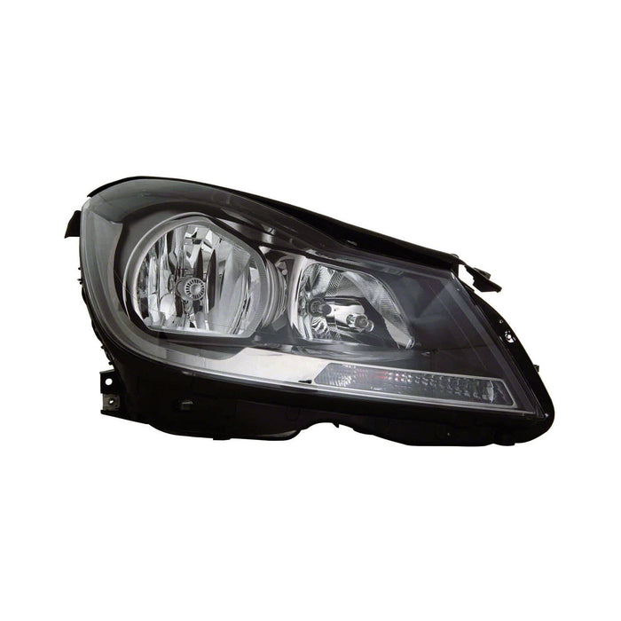 Mercedes-Benz C250/C350/C63 AMG Passenger Side Headlight Assembly W204 W/O Cornering Lamps Composite Coupe - MB2503186