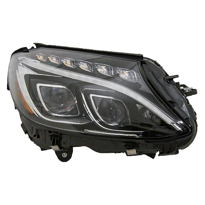Mercedes-Benz C300/C400/C63 AMG Passenger Side Headlight Assembly W205 Led W/Cornering Lamps Composite Sedan - MB2503226