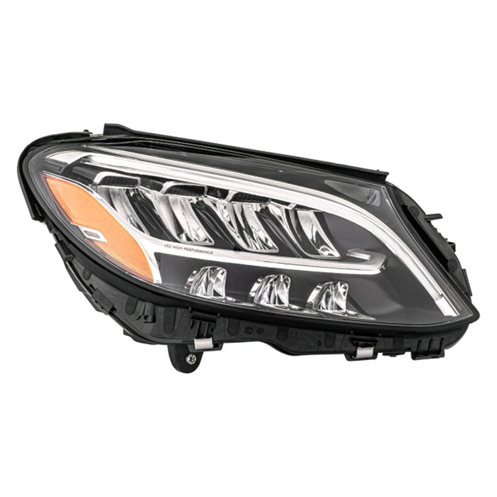 Mercedes-Benz C300/C43 AMG/C63 AMG/C63 AMG S Passenger Side Headlight Lens Housing A205 Led W/O Active Lighting Convertible/Coupe - MB2519113
