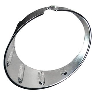 Mini Cooper Base/Roadster/Yours Front Driver Side Bumper Insert R56 W/O John Cooper Works Pkg Fog Lamp Bezel Chrome Convertible/Hatchback - MC1038102