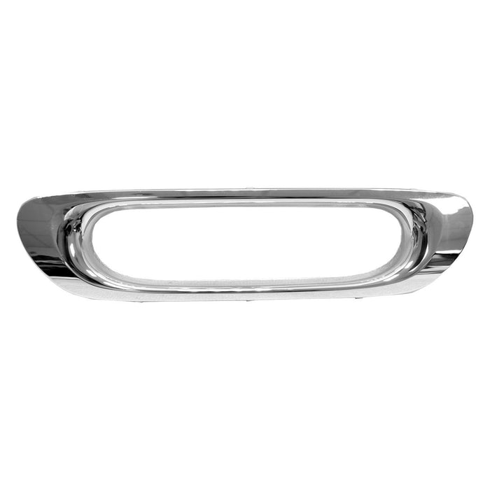 Mini Cooper Base Rear Bumper Insert F56 W/O Jcw Pkg Fog Lamp Bezel Chrome 4 Door - MC1137104