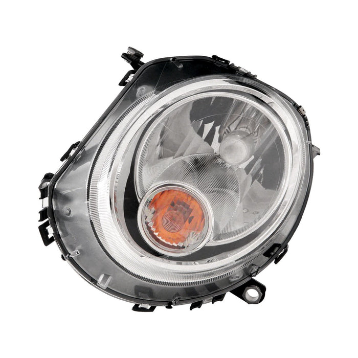 Mini Cooper Clubman/S Driver Side Headlight Assembly Halogen White Indicator Composite Convertible/Hatchback - MC2502107