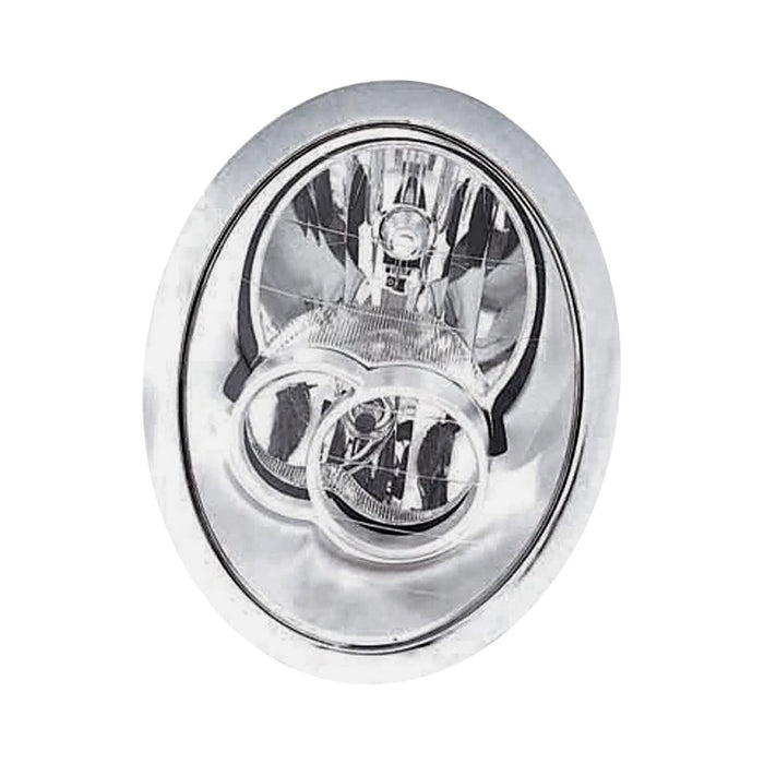 Mini Cooper Passenger Side Headlight Assembly Halogen W/O Headlamp Washer Composite - MC2503102