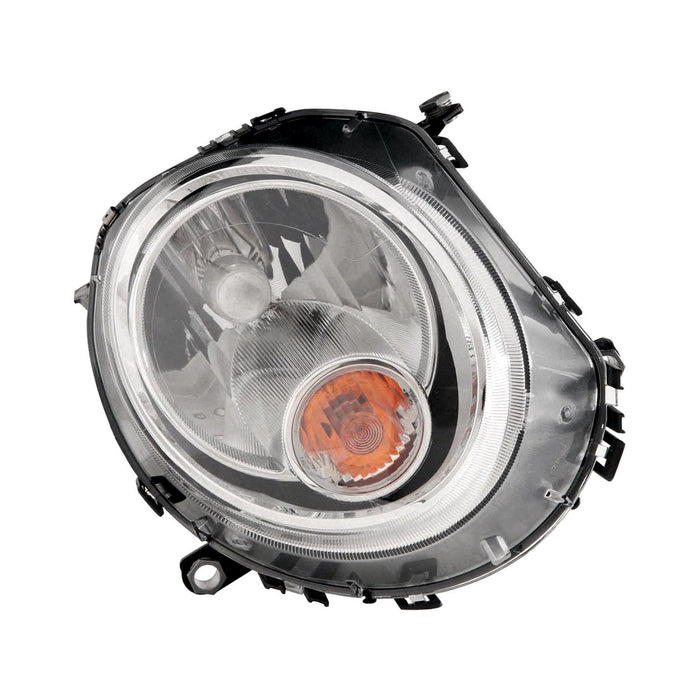 Mini Cooper Clubman/S Passenger Side Headlight Assembly Halogen White Indicator Composite Convertible/Hatchback - MC2503107