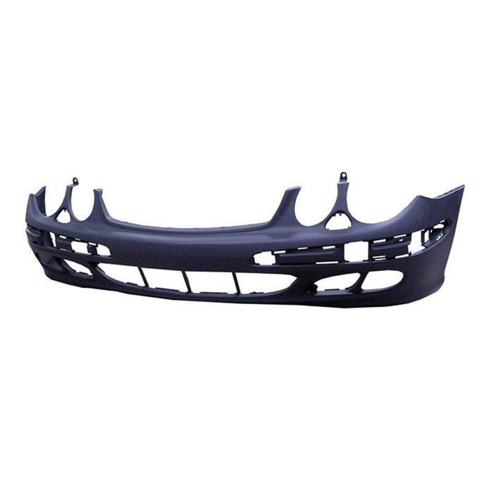 Mercedes E320 OEM Front Bumper With Headlight Washer Holes - 2118800140