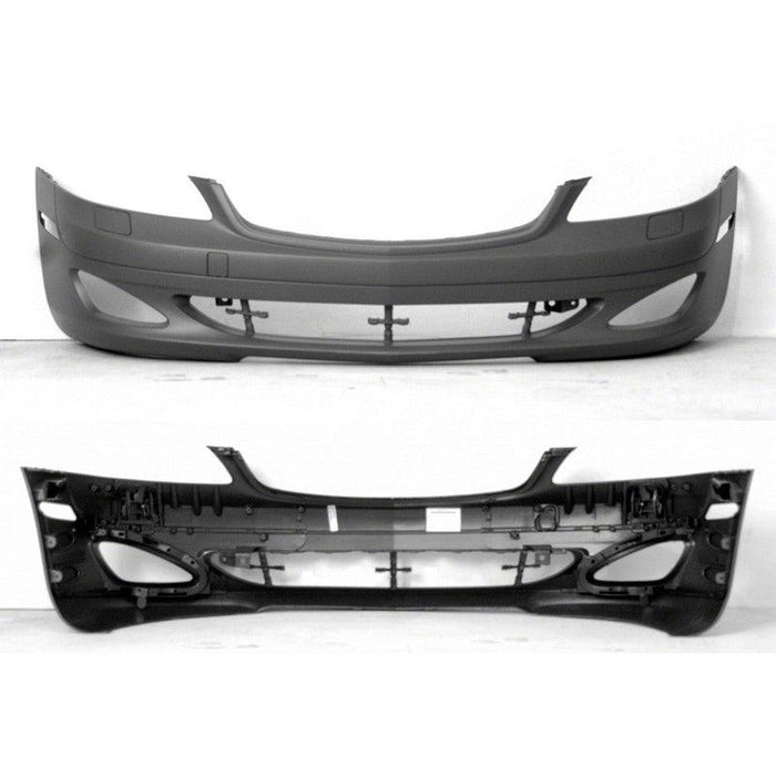 Mercedes S550 OEM Front Bumper Without Sensor Holes - 22188005409999