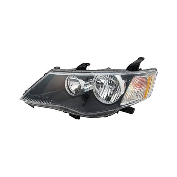 Mitsubishi Outlander Driver Side Headlight Assembly Halogen Matte Bezel Composite - MI2502144
