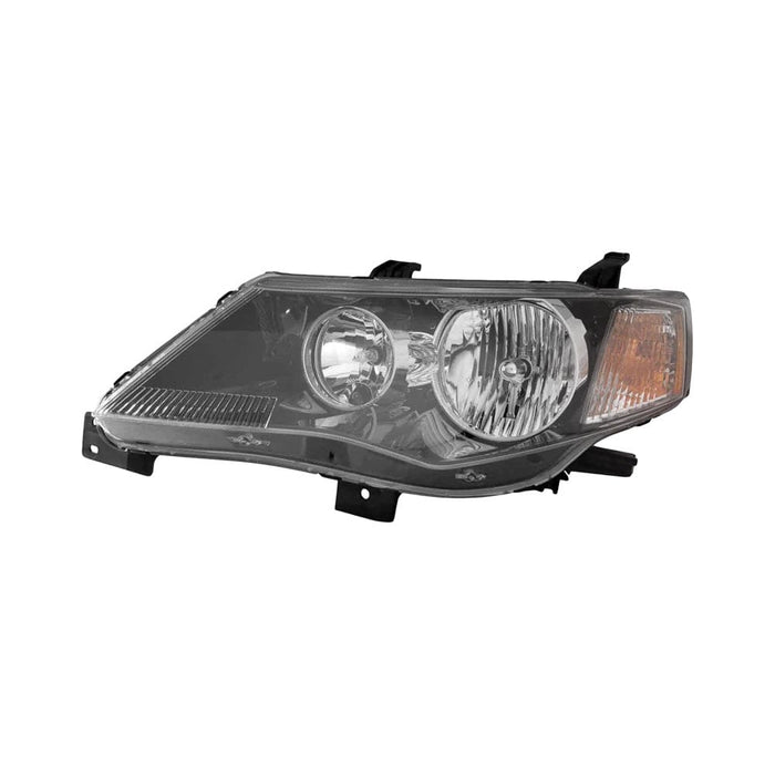 Mitsubishi Outlander Driver Side Headlight Assembly Halogen Gloss Bezel Composite - MI2502162