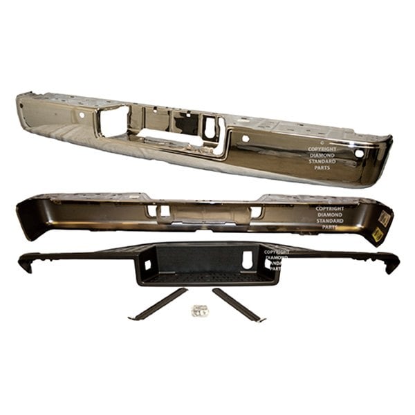 Nissan TITAN Rear Bumper Assembly W/Tow Hitch W/O Bsd Face Bar/Pad/Brace Assy Chrome - NI1103144