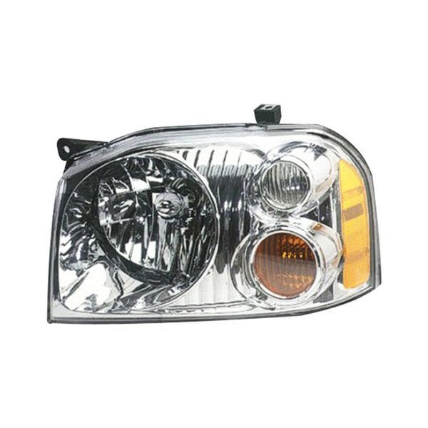 Nissan Frontier XE Driver Side Headlight Assembly W/Aluminized Bezel Composite - NI2502130