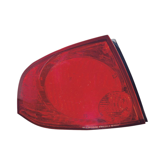 Nissan Sentra Base/S Driver Side Tail Light Assembly Quarter Panel Mounted - NI2800159