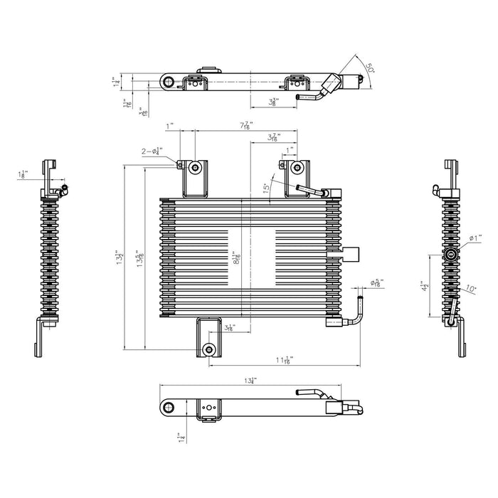 Nissan Frontier/Pathfinder/Xterra Automatic Transmission Oil Cooler Assembly - NI4050101