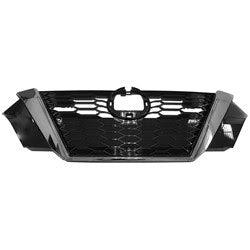 Nissan Sentra OEM Grille Bright Black Dark Chrome With Camera/Tow Cover Sr Model - 623106LD0B