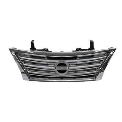 Nissan Sentra OEM Grille Chrome/Silver - 623103SH0A