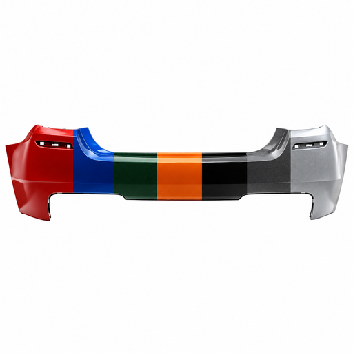 BMW 5 Series Rear Bumper Without Sensor Holes With M-Package - BM1100234 — painted color options. Colors shown are illustrative.