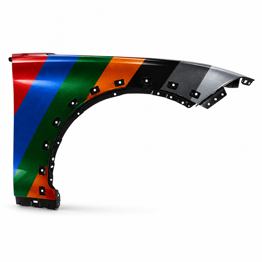 Dodge Charger Front Passenger Side Fender Assembled; With Widebody; Made Of Steel - CH1241303 — painted color options. Colors shown are illustrative.