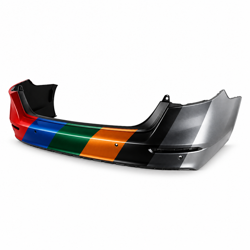 Honda Accord Rear Upper Bumper W/Parking Sensors - HO1114110 — painted color options. Colors shown are illustrative.