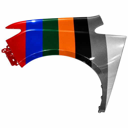 Honda Odyssey Front Driver Side Fender - HO1240187 — painted color options. Colors shown are illustrative.
