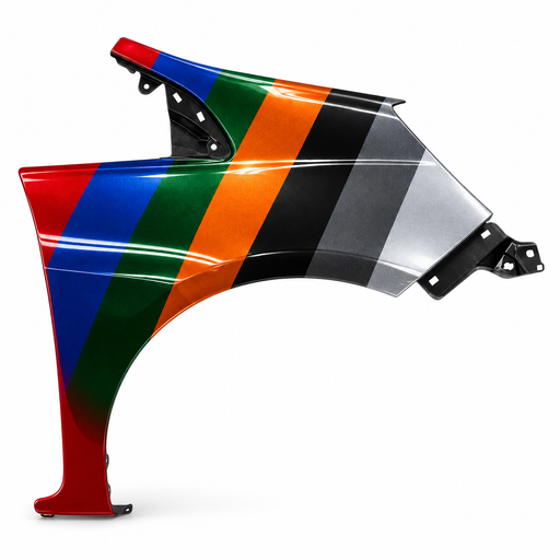 Honda Fit Front Passenger Side Fender - HO1241176 — painted color options. Colors shown are illustrative.