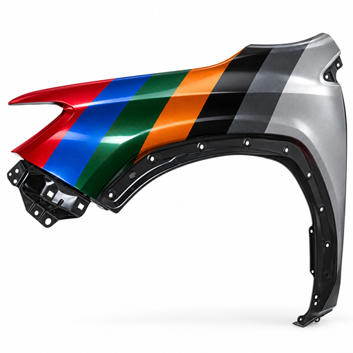 Subaru WRX Front Driver Side Fender Aluminum - SU1240160 — painted color options. Colors shown are illustrative.