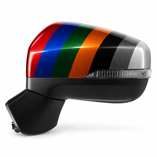 Subaru Crosstrek Driver Side Door Mirror W/Blind Spot Detection W/Signal Lamp W/Cover Assembly - SU1320185 — painted color options. Colors shown are illustrative.