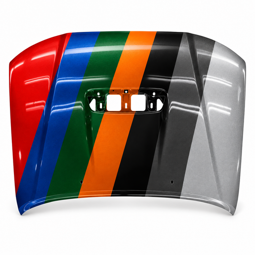 Toyota Tacoma Hood With Hood Scoop - TO1230201 — painted color options. Colors shown are illustrative.