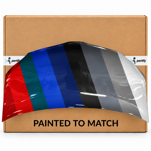 Toyota Sienna Hood - TO1230220 — painted color options with Partify box. Colors shown are illustrative.