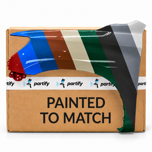 Toyota Tundra/Sequoia Front Driver Side Fender - TO1240217 — painted color options with Partify box. Colors shown are illustrative.