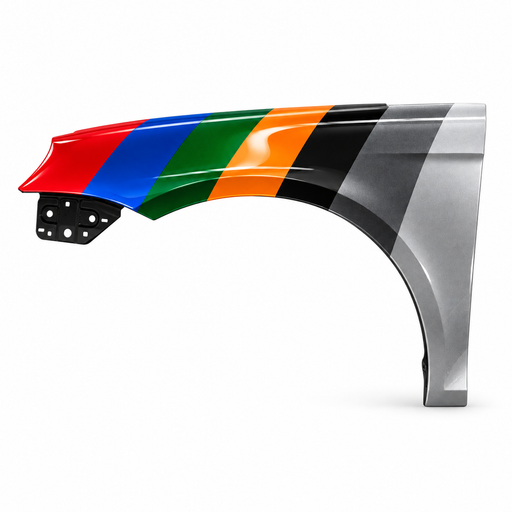 Volkswagen EOS Front Driver Side Fender - VW1240138 — painted color options. Colors shown are illustrative.