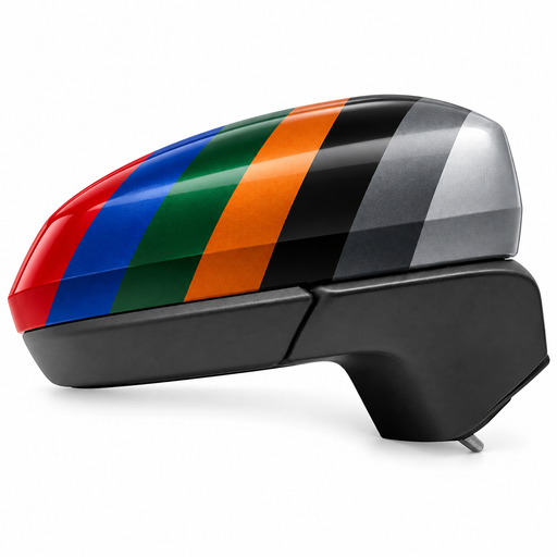 Volkswagen Taos Passenger Side Door Mirror Heated W/Blind Spot Detection W/Cover - VW1321197 — painted color options. Colors shown are illustrative.