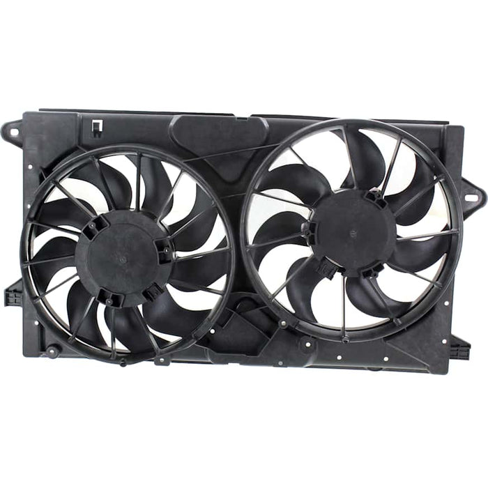 Cadillac XTS Base Engine Cooling Fan Assembly Motor/Blade/Shroud/Harness Dual Fan Assy - GM3115261