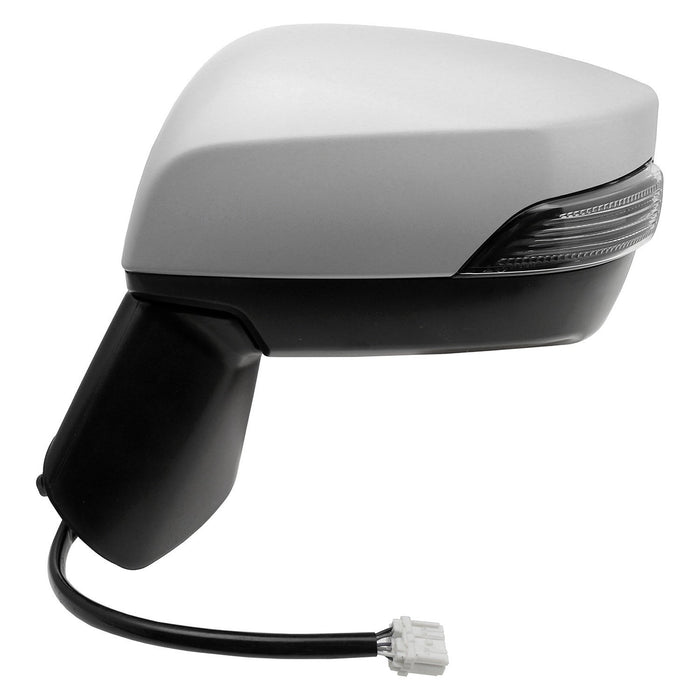 Subaru Crosstrek/Impreza/WRX/XV Crosstrek Driver Side Door Mirror Power Heated W/Signal Lamps W/Covers Assembly - SU1320135