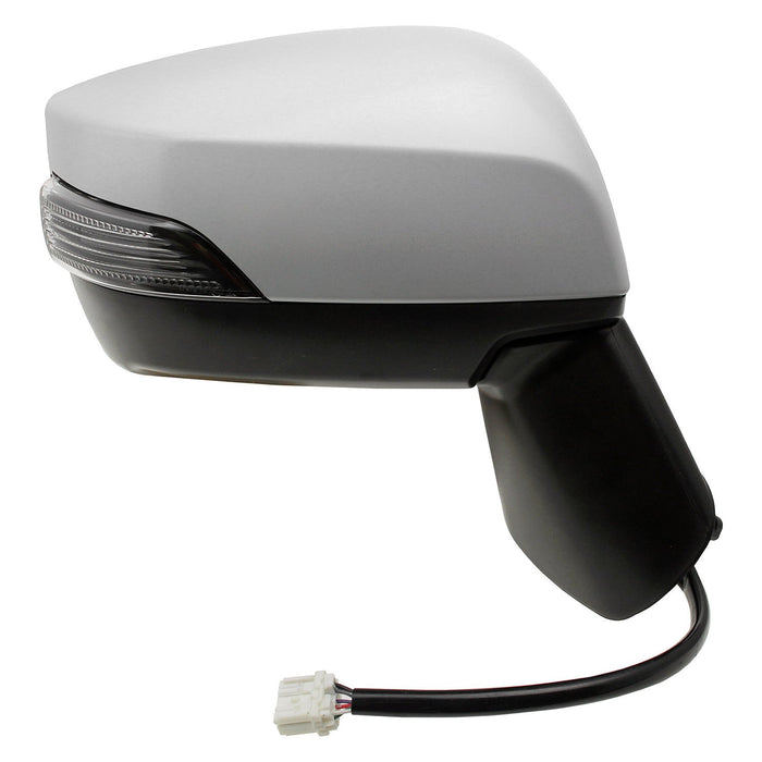 Subaru Crosstrek/Impreza/WRX/XV Crosstrek Passenger Side Door Mirror Power Heated W/Signal Lamps W/Covers Assembly - SU1321135