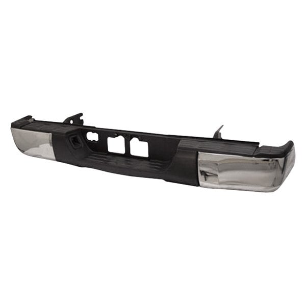 Toyota Tundra Rear Bumper Assembly W/O Towing Pkg W/O Towing Hitch W/O Parking Assist Chrome - TO1103119