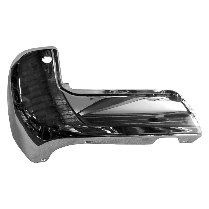 Toyota Tacoma Rear Driver Side Outer Bumper Extension End Cap W/Parking Assist Chrome - TO1104132