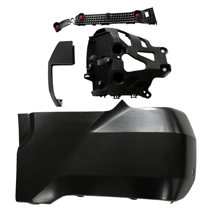 Toyota Tundra Rear Driver Side Outer Bumper Extension W/O Wheel Opening Mouldings W/Parking Sensors Assy - TO1104143